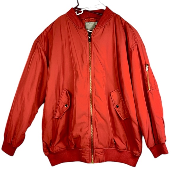 ASOS Other - Asos bomber jacket in orange Sz 16